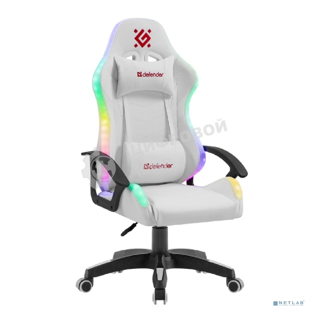Кресло игровое Defender FACTOR X RGb белый