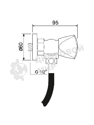 SL119-003 Смеситель для душа