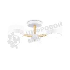 Светильник Ambrella light FL4821/3 WH белый 3000K-6400K 40W D580*160 (ПДУ ИК)