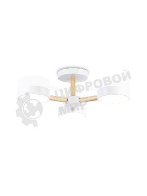 Светильник Ambrella light FL4821/3 WH белый 3000K-6400K 40W D580*160 (ПДУ ИК)