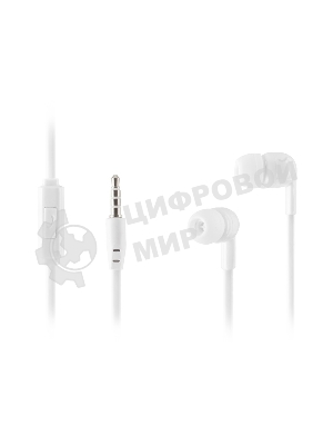 Проводные наушники Harper HV-106 белый, внутриканальные, проводной