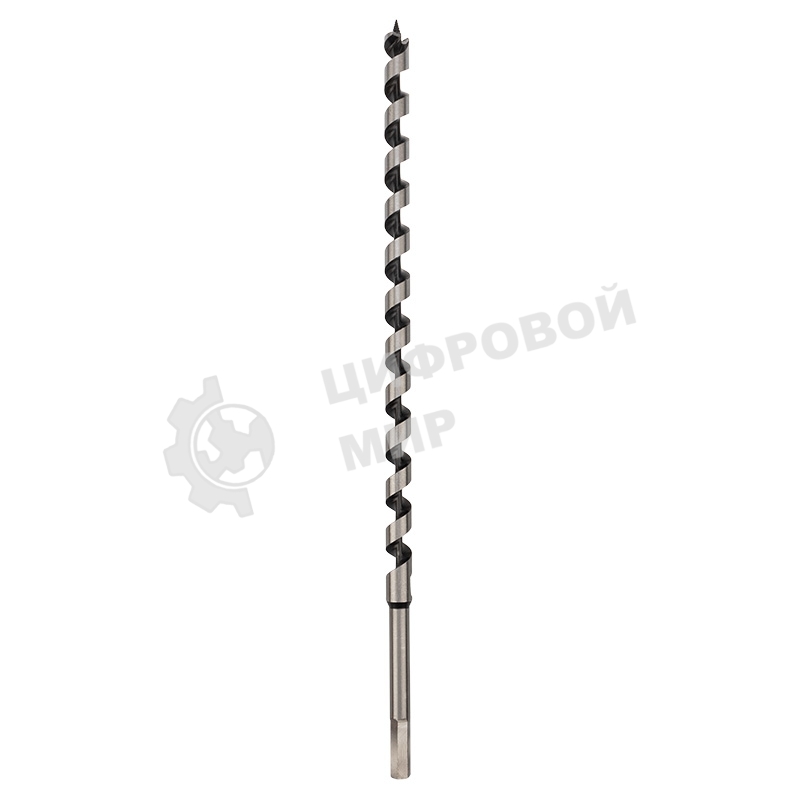 Сверло винтовое по дереву Kranz 16х460 мм, шестигранный хвостовик