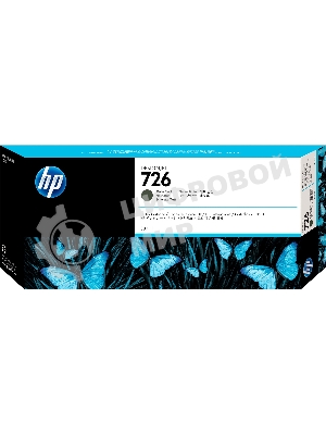 Картридж струйный HP 726 CH575A черный матовый для HP DJ (300мл)