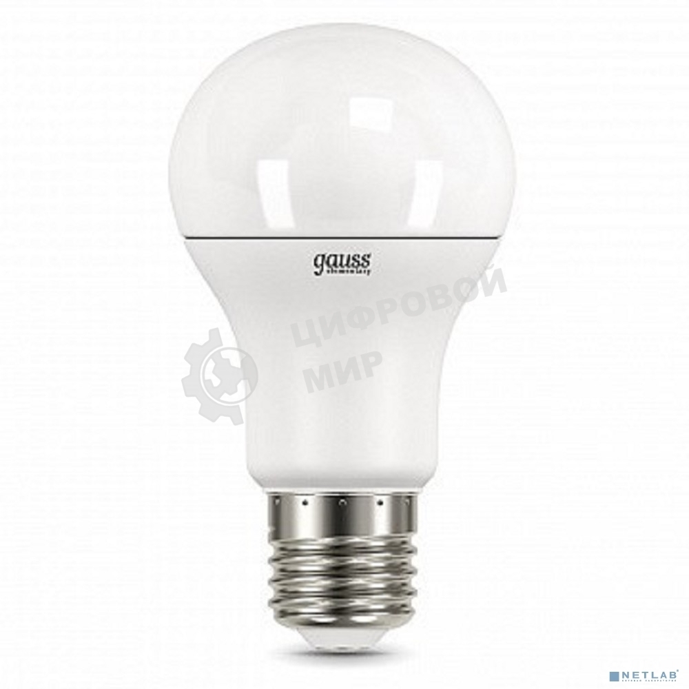 Светодиодная лампа Gauss LED Elementary 23225A60 15W E27 4100K 1/10/40 груша