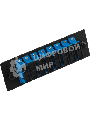 Адаптерная панель для кроссов LAN-FOBM с 8 симплексными адаптерами SC/OS2