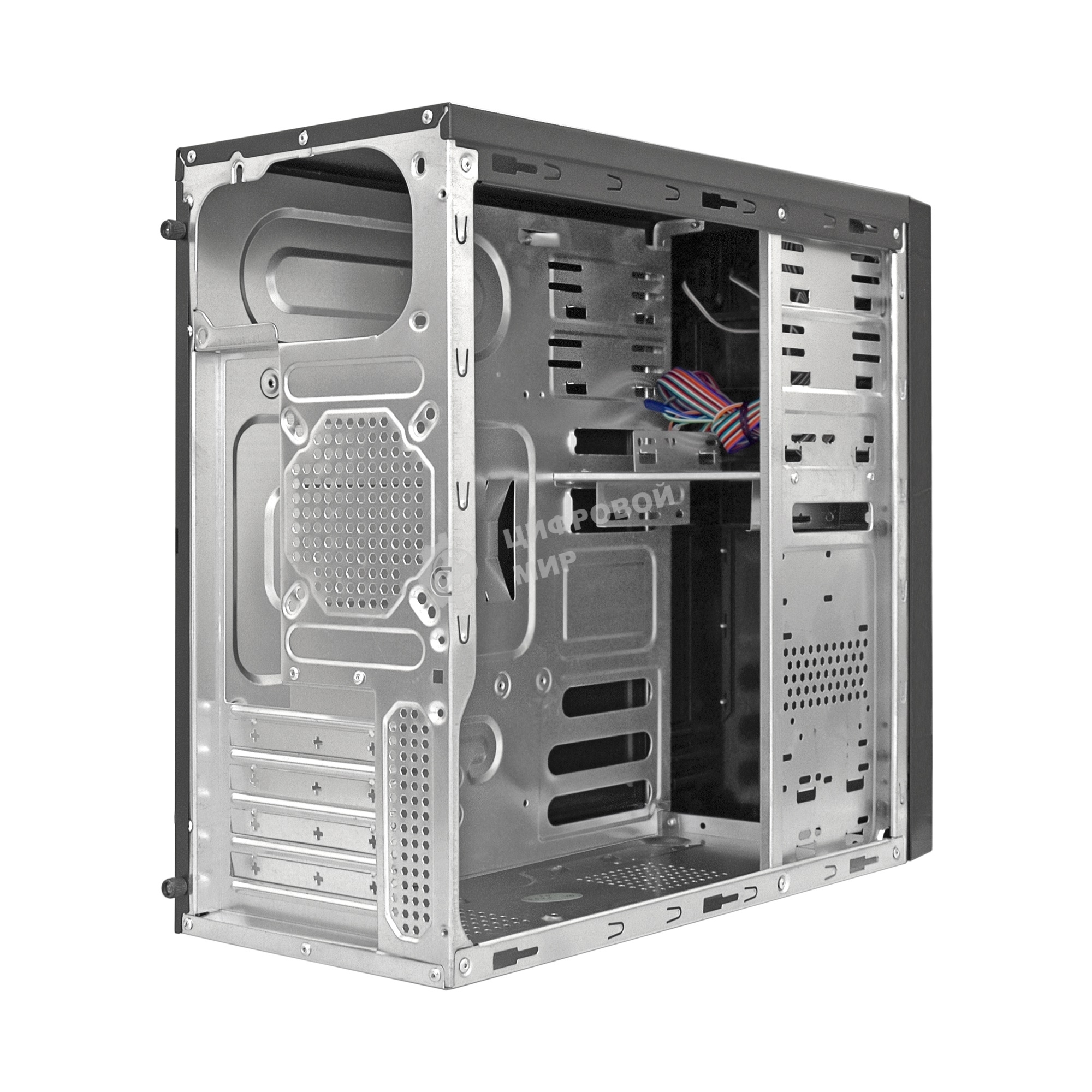 Компьютерный корпус Minitower ExeGate EX283240RUS MA-373X (mATX, без БП, 2*USB, аудио, черный)