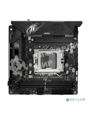 Материнская плата ASUS ROG STRIX B650E-I GAMING WIFI, AM5, AMD B650, 2xDDR5, 2xSATA, 2xM.2, 1xPCIe 5.0 x16, 1xHDMI, 1x 2.5Gb LAN, 4xUSB-A 3.2 Gen 2, 1xUSB-A 3.2 Gen 1, 1xUSB-C 3.2 Gen 2x2, 3x3.5 мм, 7.1, Mini-ITX