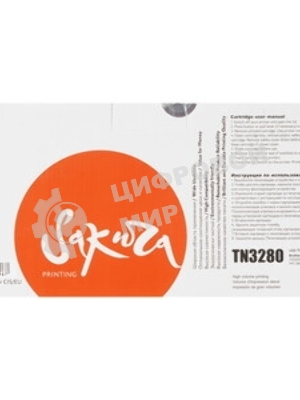 Картридж лазерный Sakura TN3280/650 для Brother HL-5370/5380/5340/5350 DCP-8070/8085 MFC-8880/8370, черный, 8000 к.