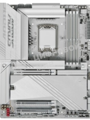 Материнская плата Gigabyte Z890 AORUS ELITE X ICE, LGA 1851, Intel Z890, 4xDDR5, 4xSATA, 5xM.2, 1xPCIe 5.0 x16, 1xPCIe 4.0 x4, 1xPCIe 4.0 x1, 1x 2.5Gb LAN, 4xUSB-A 3.2 Gen 1, 2xUSB-A 3.2 Gen 2, 4xUSB-A 2.0, 1xUSB-C (Thunderbolt 4), 2x3.5 мм, 7.1, ATX