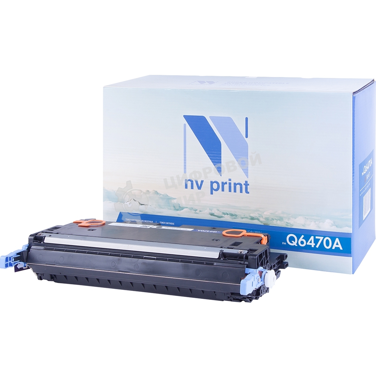 Картридж лазерный NVPrint совместимый NV-Q6470A Black для HP Color LaserJet 3505X/3505N/3505/3505DN/3800N/3800DTN/3800DN/3600/3600N/3600DN/3800 (6000k)