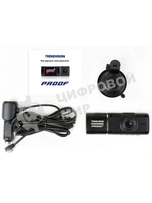 Видеорегистратор TrendVision Proof PRO GPS, 1920x1080, 1.5
