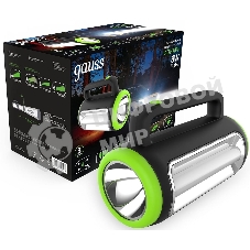 Фонарь прожекторный Gauss модель GFL603 8W 400lm lead acid 1500mAh диммируемый LED 1/10/20