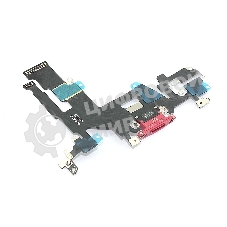 Шлейф разъема питания для iPhone 11 красный
