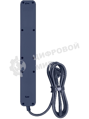 Сетевой фильтр Powercom SP-06W 3,0 м 3.0 м, 6 розеток, белый/серый, коробка