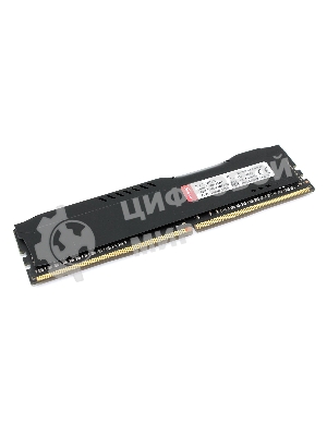 Оперативная память Kingston HyperX Fury Black, DDR4, 8Gb (2x4 GB), 2666 MHz, CL16, радиатор, черный