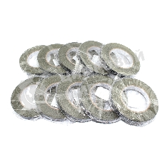 Электротехническая изоляционная ацетатная лента (тканевый скотч) 15мм, 30 м 10 шт