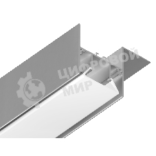 Алюминиевый профиль Ambrella light GP4050AL серебро 2000*51.27*34