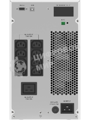 Источник бесперебойного питания Ippon Na+ II TA 3000 / 3000 ВА / 3000 Вт / 8 x IEC 320 C13, 1 x IEC 320 С19