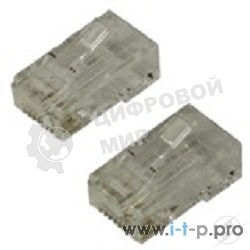 Коннектор 5bites Коннектор US010 RJ-45 8p8c 6кат., зол.напыление (1шт)