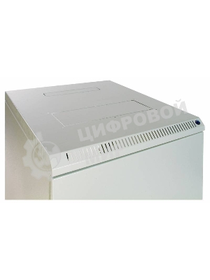 Шкаф настенный ЦМО ШРН-Э-9.500.1 9U 600x520 мм пер. дв. стал. лист несъемные бок. пан. серый