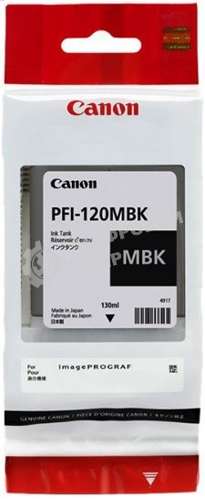 Картридж струйный Canon PFI-120 MBK 2884C001 черный матовый (130мл) для Canon Canon imagePROGRAF TM-200/205