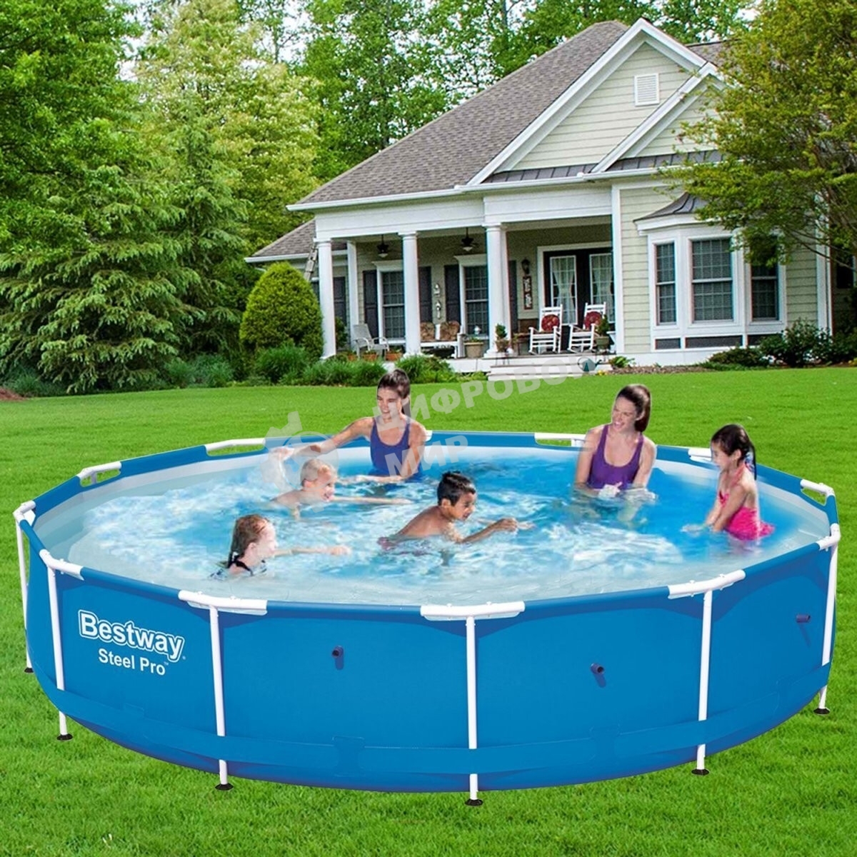 Каркасный бассейн Bestway Steel Pro 366х76 см (56706 BW)