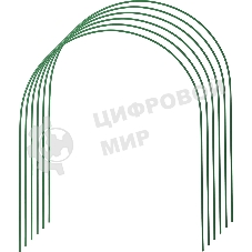 Дуги для парника GRINDA, покрытие ПВХ, 3,0м, 6шт