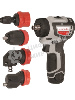 Дрель-шуруповерт ИНТЕРСКОЛ ДА-10/12В 36, 12 В, 2 Ач, 36 Нм, бесщеточный