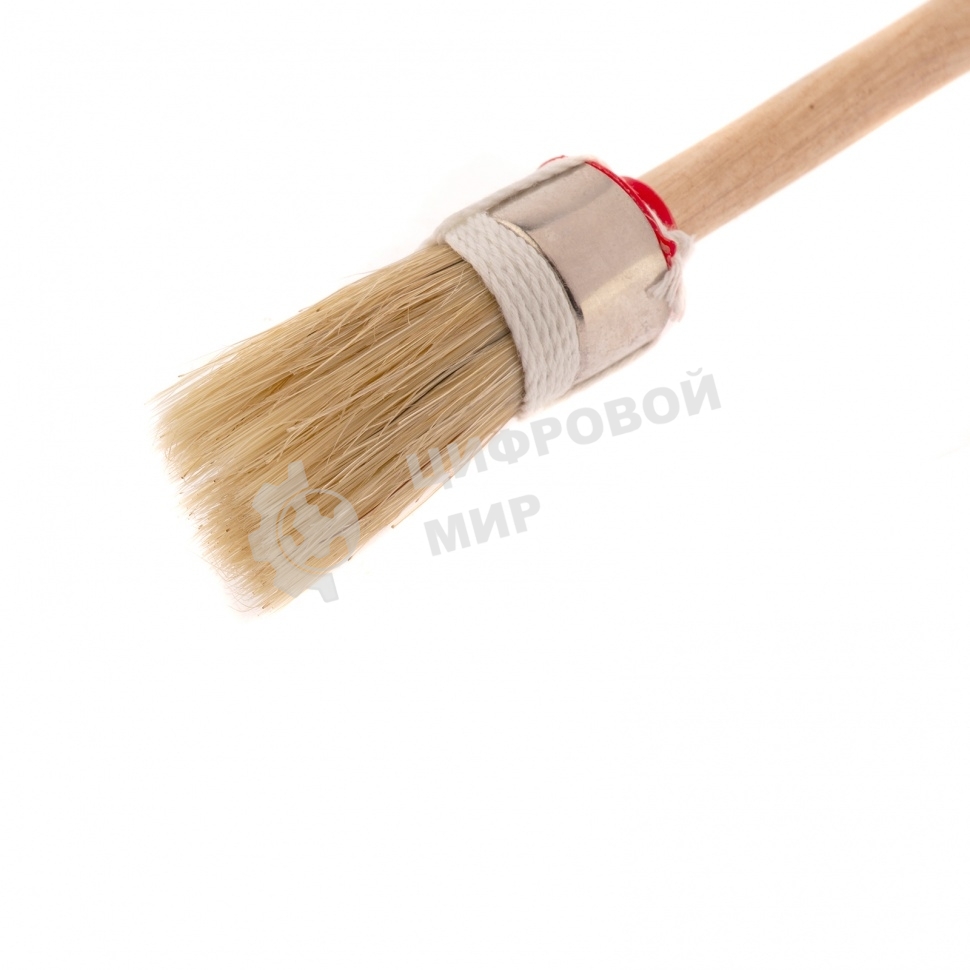 Кисть круглая MTX 82041 Профи №2 20 мм, натуральная щетина, деревянная рукоятка