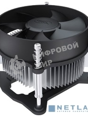 Кулер для процессора DEEPCOOL CK-11508 черный, 92 мм, алюминий, 2200 об/мин, 30.1 дБ, 3 pin, 65 Вт, 70 мм