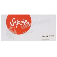 Картридж лазерный Sakura TN421BK для Brother HL-8260DCW, DCP-8410, MFC-8690, черный, 3 000к.