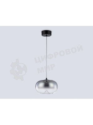 Подвесной светодиодный светильник Ambrella light LH11082 BK/SM черный/дымчатый 4W 3000K D180*130