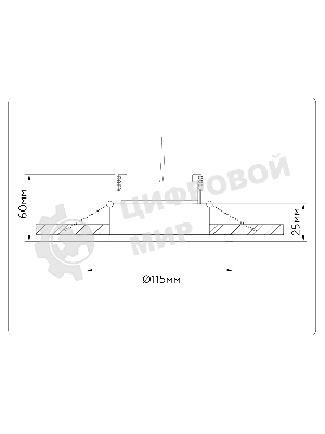 Светильник Ambrella light TN52332 SWH/SGD белый песок/золото песок GX53 max 12W D115*25