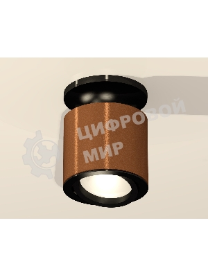 Светильник Ambrella Light XS7404100 SCF/PBK кофе песок/черный полированный MR16 GU5.3 (N7926, C7404, N7002)