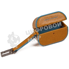 Чехол для наушников Piquadro Blue Square AC5308B2/G шафрановый натур.кожа