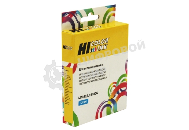 Картридж Brother DCP-145C/DCP-165C/MFC-250C (Hi-Black) new, LC-980C, C     