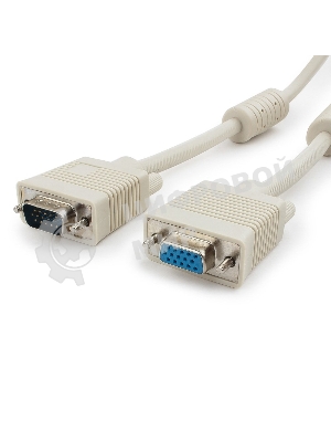 Кабель Gembird удлинитель VGA Premium,1.8м,15M/15F,тройн. экран,феррит. кольца,пакет