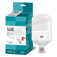 Лампа cветодиодная IEK LLE-HP-30-230-40-E27 HP 30Вт 230В 4000К E27