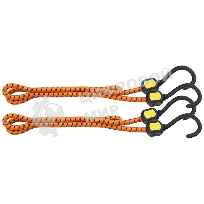 Резинки багажные Stels обрезиненные крюки, 2 шт, 1000 мм