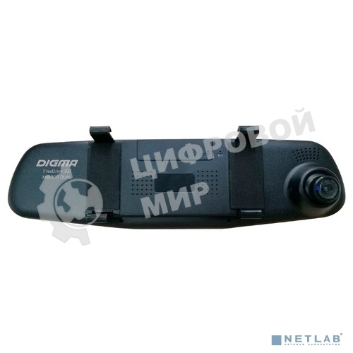 Видеорегистратор Digma FreeDrive 303 MIRROR DUAL черный 1.3Mpix 1080x1920 1080p 120гр.