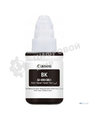 Чернила Canon GI-490BK 0663C001 черный для Canon Pixma G1400/2400/3400 (135мл)