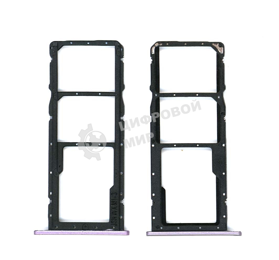 Лоток для SIM-карты Huawei Honor 8X фиолетовый