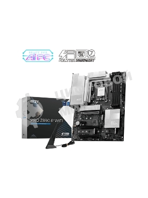 Материнская плата MSI PRO Z890-P WIFI, LGA 1851, Intel Z890, 4xDDR5, 4xSATA, 4xM.2, 1xPCIe 5.0 x16, 2xPCIe 4.0 x4, 1xPCIe 3.0 x1, 1xHDMI, 1xDP, 1xUSB-C Thunderbolt 4, 1xUSB-C 3.2 Gen 2, 1x 5Gb LAN, 2xUSB-A 3.2 Gen 1, 1xUSB-A 3.2 Gen 2, 4xUSB-A 2.0, 3x3.5 мм, 7.1, ATX
