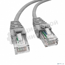 Патч-корд NTSS NTSS-PC-PM-UTP-RJ45-5e-3.0-LSZH-GY U/UTP RJ-45 мод.-RJ-45 мод. кат.5E 3м серый LSZH