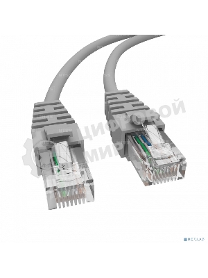 Патч-корд NTSS NTSS-PC-PM-UTP-RJ45-5e-3.0-LSZH-GY U/UTP RJ-45 мод.-RJ-45 мод. кат.5E 3м серый LSZH