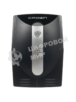 Источник бесперебойного питания Crown CMU-650X/650 ВА/360 Вт/CEE 7 (евророзетка), IEC 320 C13 (компьютерный)