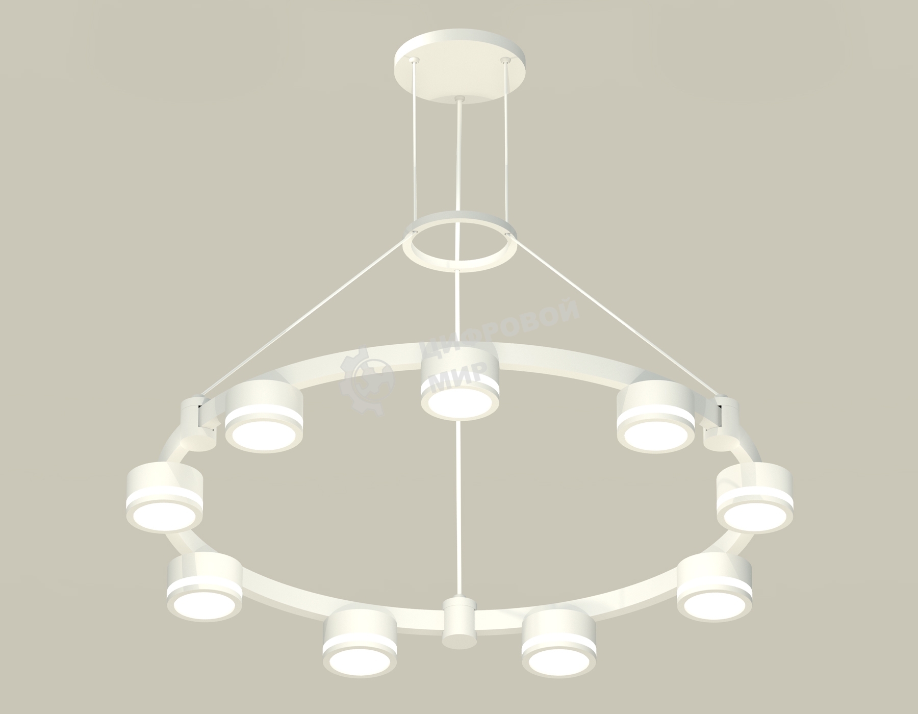 Светильник Ambrella light XR92031900/9 SWH/FR белый песок/белый матовый GX53 (A9203, C9241, N8412)