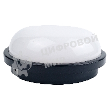 Светильник AY-KA LED IP65 15Вт 6400К круг черный (9911102)