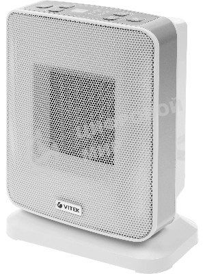 Тепловентилятор Vitek VT-2066 серый, 1500 Вт, 20 м2, термостат, дисплей