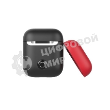 Чехол SwitchEasy Colors для в футляра с возможностью беспроводной зарядки к AirPods 2. Материал силикон. Цвет черный.